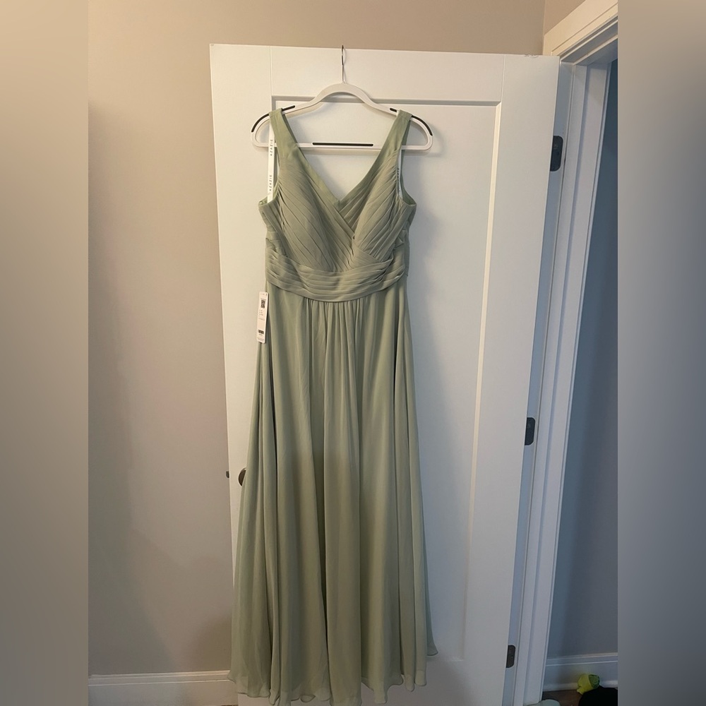 Azazie DUSTY SAGE bridesmaid dress
